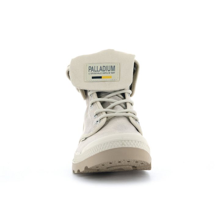 Palladium Pampa Baggy WAX Laarzen Heren Lichtgrijs | NL 01FIEQZ